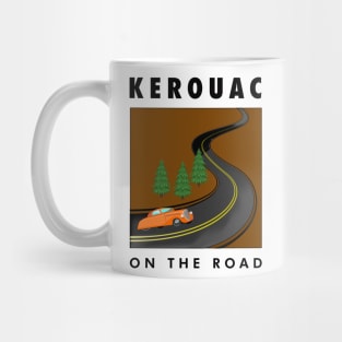 On the Road with Jack Kerouac Mug